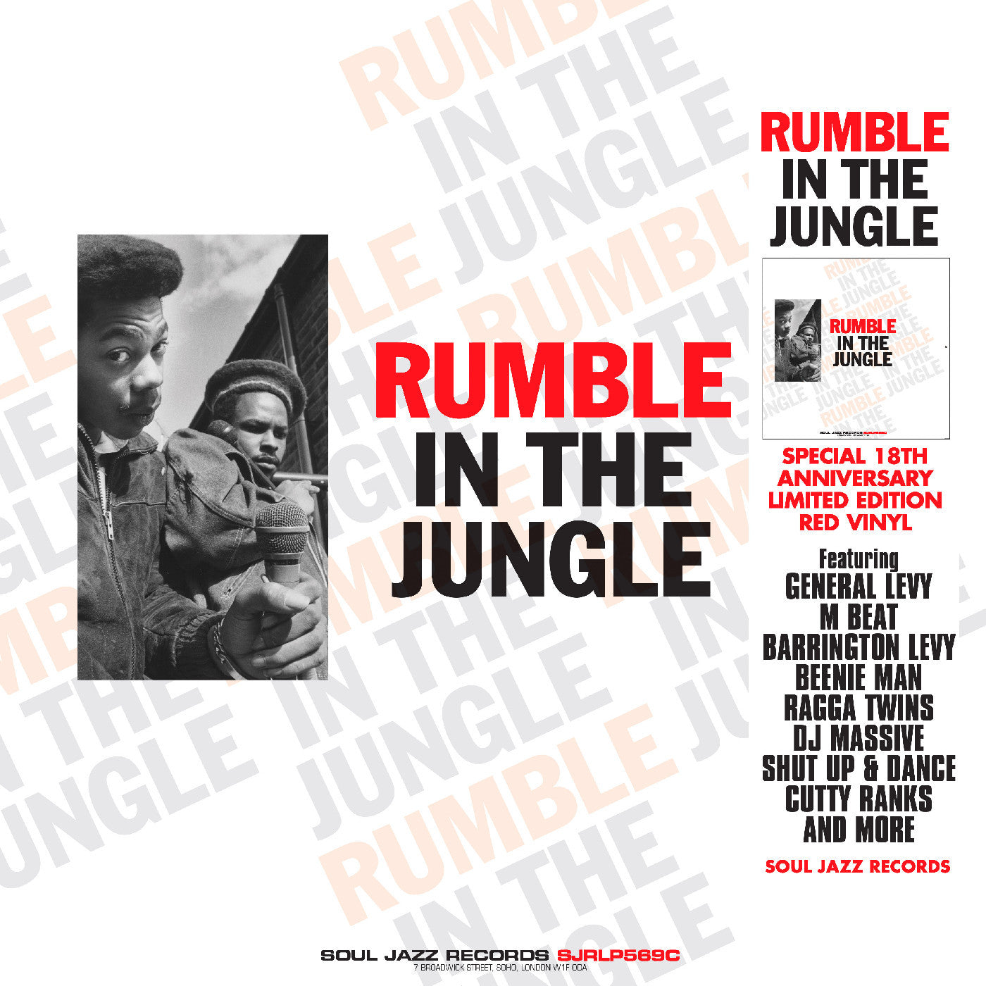 Soul Jazz Records Presents - Rumble In The Jungle (Red Vinyl) (RSD 2025)