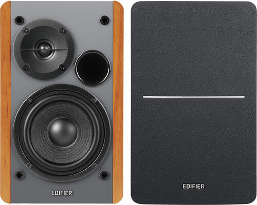 Edifier - R1280Ts Powered Bookshelf Speakers - 42 Watts - Walnut Color (Brown)