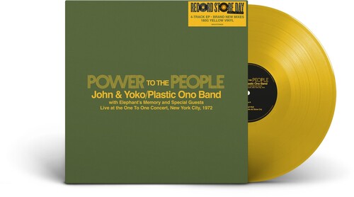 John & Yoko / Plastic Ono Band / Elephant's Memory - Power To The People: Live At The One To One (Colored Vinyl) (RSD 2025)