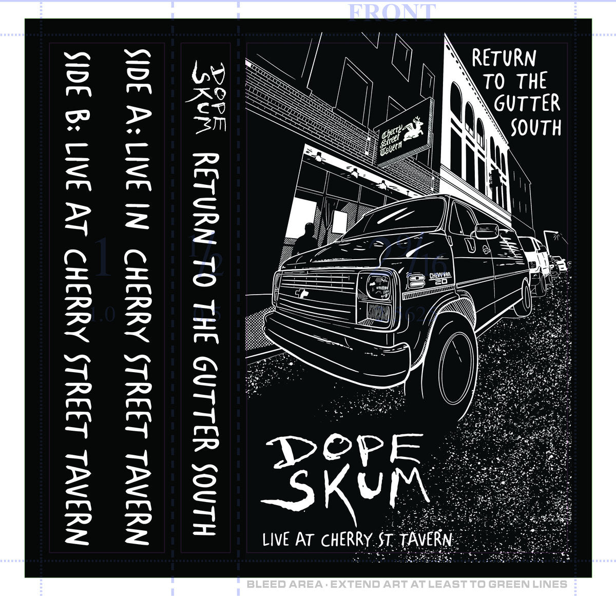 Dope Skum - Gutter South: Live at Cherry Street Tavern (Cassette)
