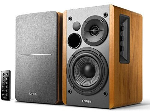 Edifier - R1280DB Bluetooth Wireless 2.0 Book Shelf Speakers in Wood Grain Finish
