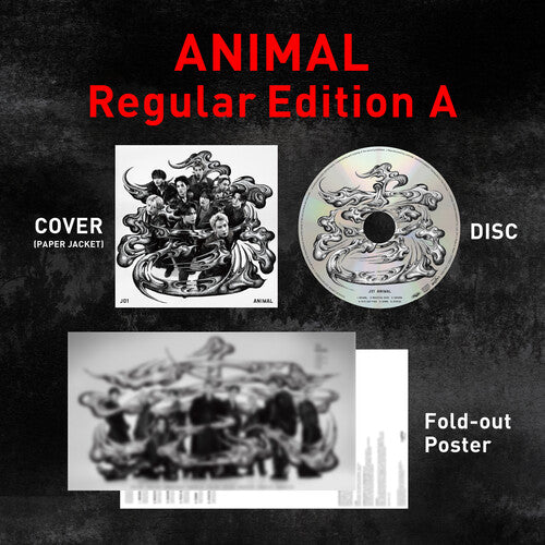 Jo1 - Animal: Regular Edition A (Poster) (CD)