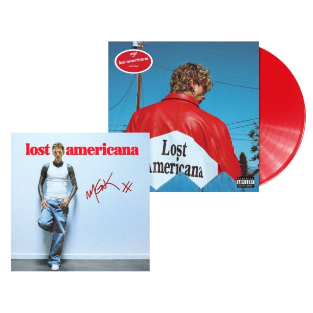 MGK - Lost Americana (Indie Exclusive, Limited Edition, Red Vinyl, Signed Insert)