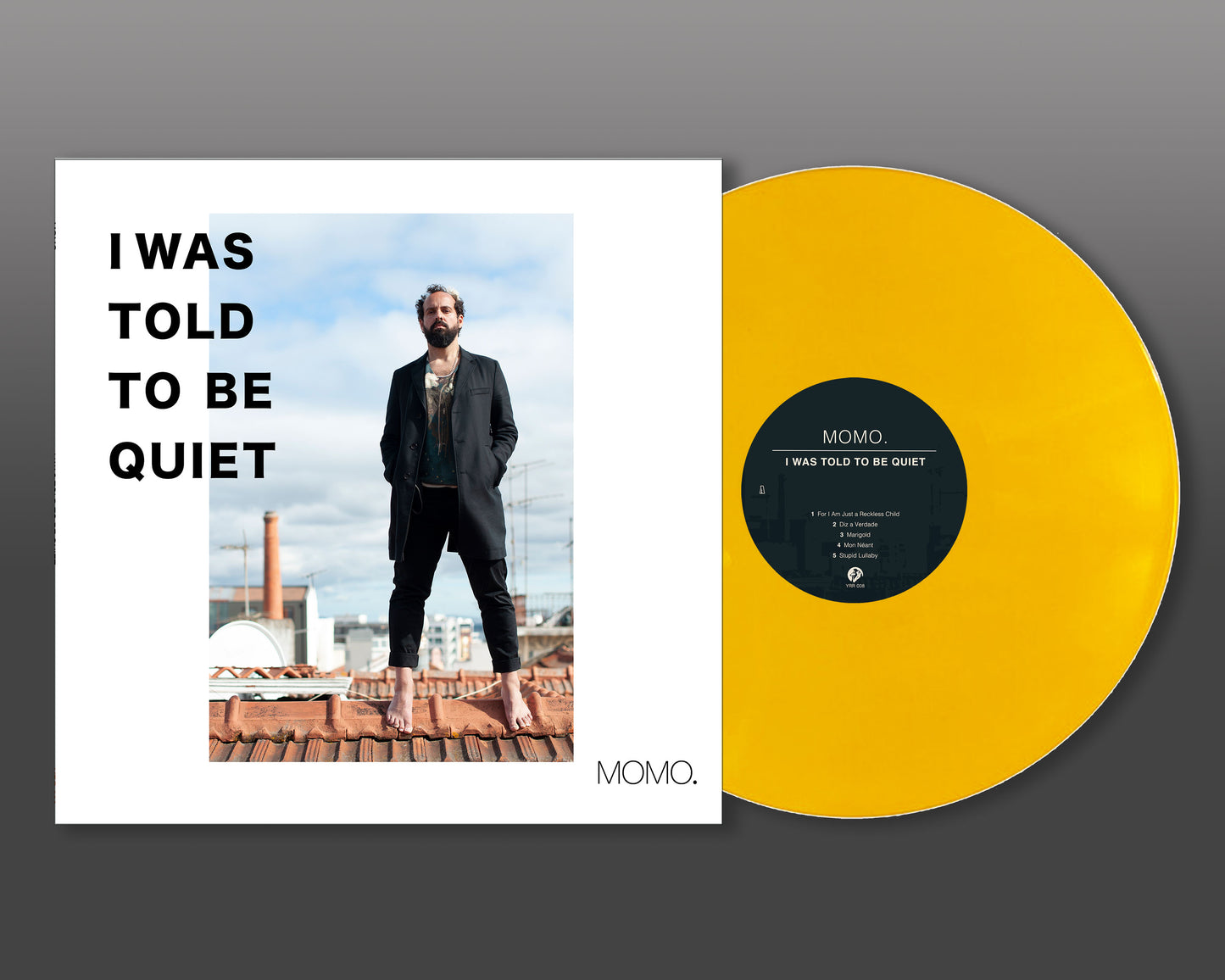 MOMO. - I Was Told to Be Quiet (Marigold Yellow Vinyl) (Yellow Racket Release)