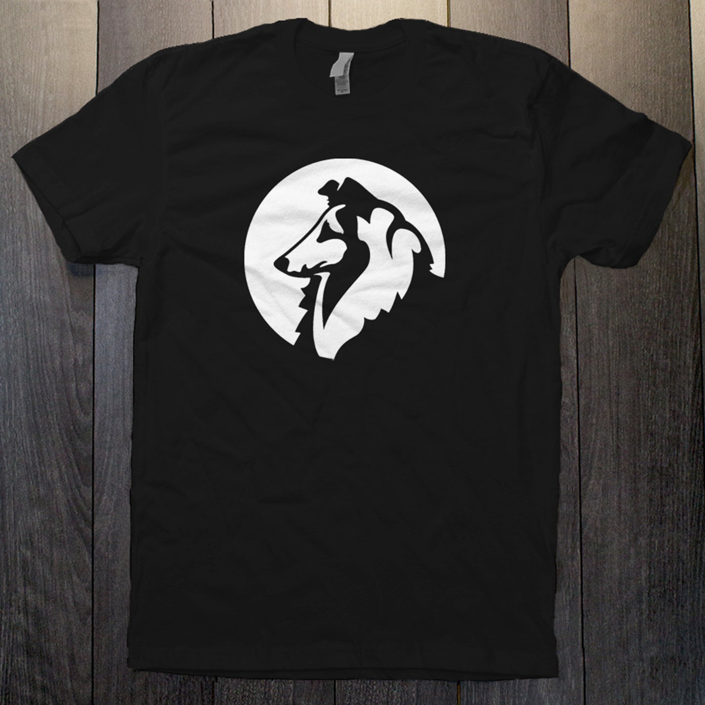 Yellow Racket Classic Black & White T-Shirt