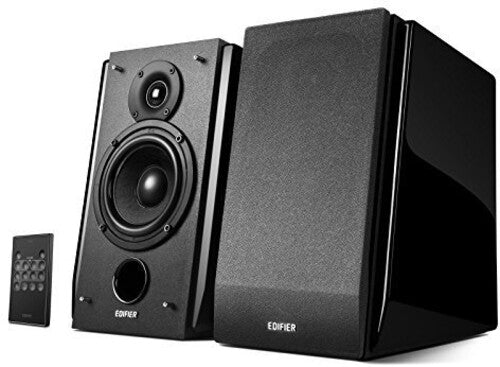 Edifier- R1850DB 2.0 Shelf Speakers Bluetooth Wireless 4.0 (70 Watts, Piano Black)