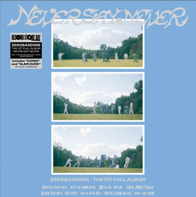 Zerobaseone - Never Say Never (Gatefold, Blue Vinyl, w/ Poster) (RSD 2026)