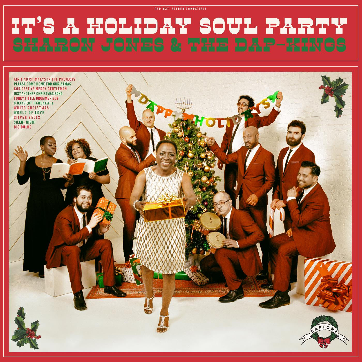 Jones, Sharon & The Dap-Kings - It's A Holiday Soul Party (Candy Cane Color Vinyl)