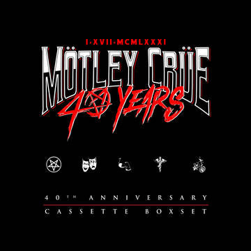 Motley Crue - 40th Anniversary Cassette Boxset (Box) (RSD 2021)