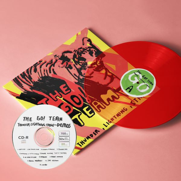 Go Team - Thunder Lightning Strike (Translucent Red Vinyl, Plus CD-R)
