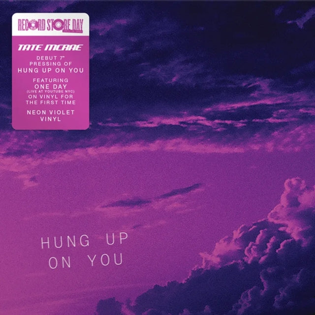 McRae, Tate - Hung Up On You / One Day (Live) (Neon Violet Vinyl) (7" Single) (RSD 2026)