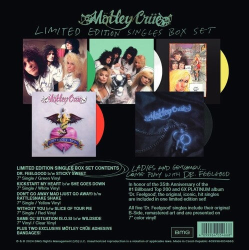 Motley Crue - Dr. Feelgood (The Singles Box Set, 7" Singles, Colored Vinyl) (RSD Black Friday 2024)