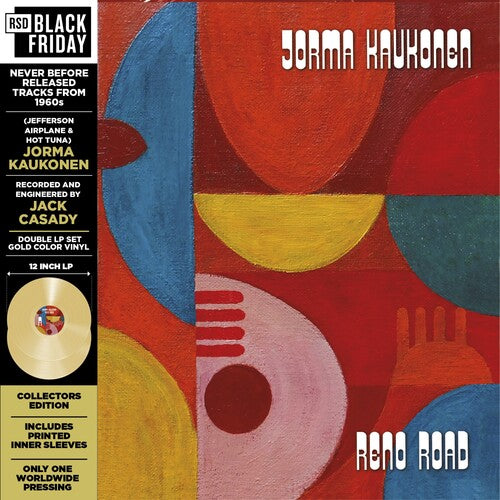 Kaukonen, Jorma / Casady, Jack - Reno Road: Unreleased Tracks From The 60's (2LP, Gold Nugget Vinyl) (RSD Black Friday 2024)