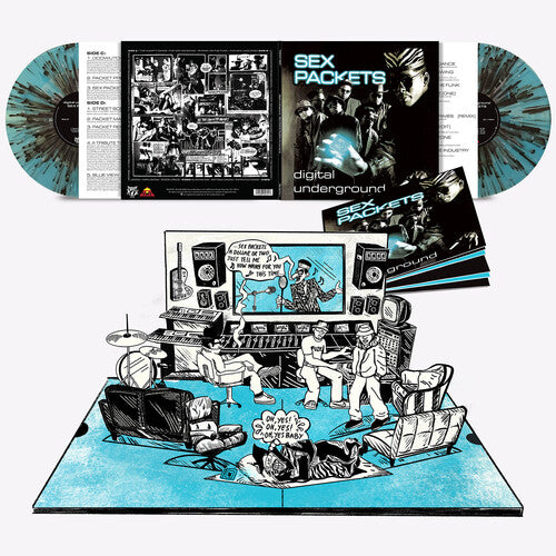 Digital Underground - Sex Packets (35th Anniversary Pop-Up Version, 180 Gram, Blue, Black, Clear Vinyl)