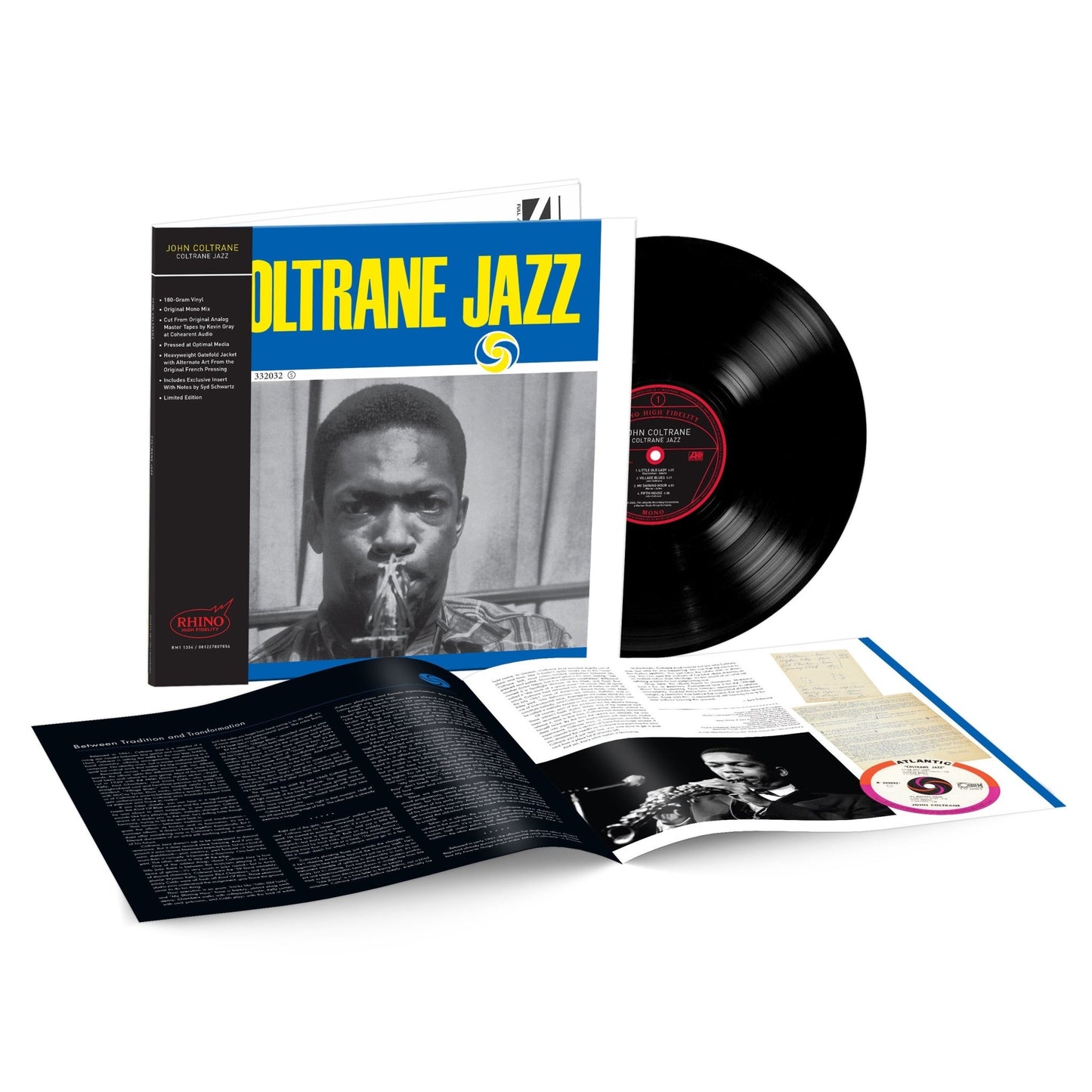 Coltrane, John - Coltrane Jazz (Limited Edition, 180 Gram, Brick & Mortar Exclusive, Mono) (Rhino SYEOR 2026) - 081227807856 - Vinyl LP's - Yellow Racket Records