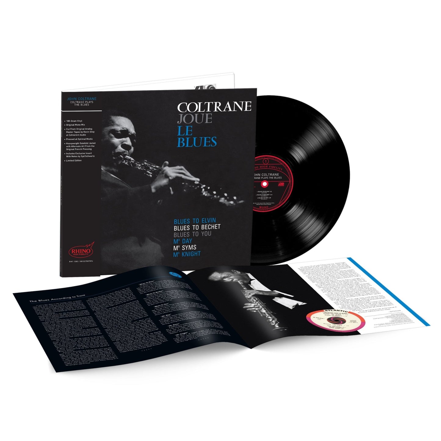 Coltrane, John - Coltrane Plays The Blues (Limited Edition, 180 Gram, Brick & Mortar Exclusive, Mono) (Rhino SYEOR 2026) - 081227807894 - Vinyl LP's - Yellow Racket Records