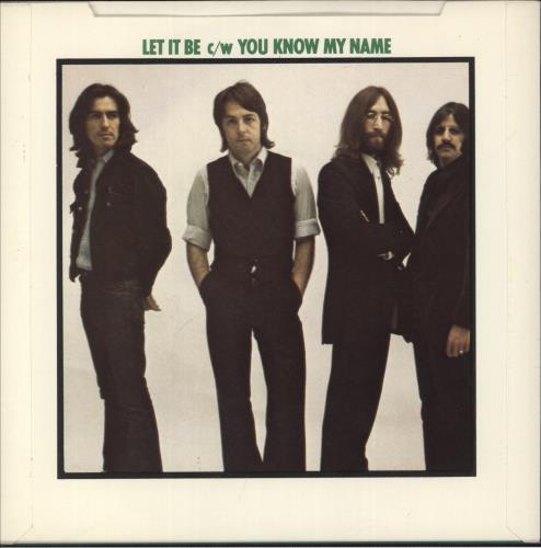 Beatles, The - Let It Be c/w You Know My Name (UK Pressing) (Single, Reissue) (Pre-Loved)