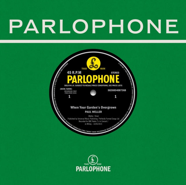 Weller, Paul - When Your Gardens Overgrown / Boy About Town (7" Single) (RSD 2026)