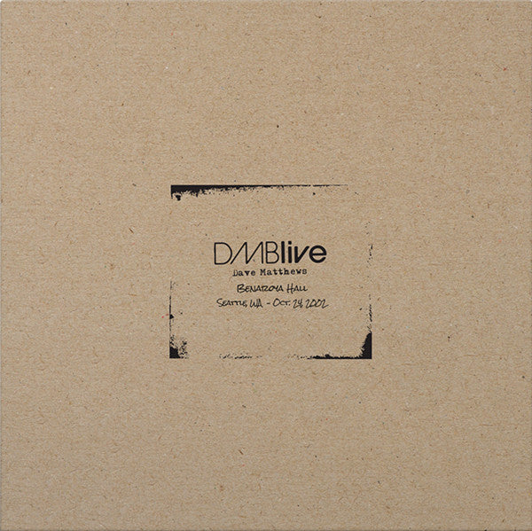 Matthews, Dave - DMBLive Benaroya Hall, Seattle, WA - Oct. 24, 2002 (4 x Vinyl) (Pre-Loved)