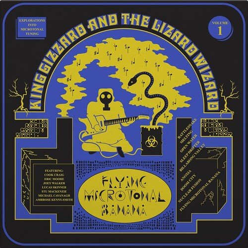 King Gizzard & the Lizard Wizard - (FLAWED) Flying Microtonal Banana (Eco - Wax Edition, Randomly Colored Vinyl) - NF - 880882548315 - Vinyl LP's - Yellow Racket Records