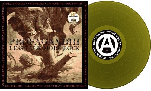 Propagandhi - Less Talk, More Rock (Olive Green Vinyl) - 751097080511 - Vinyl LP's - Yellow Racket Records