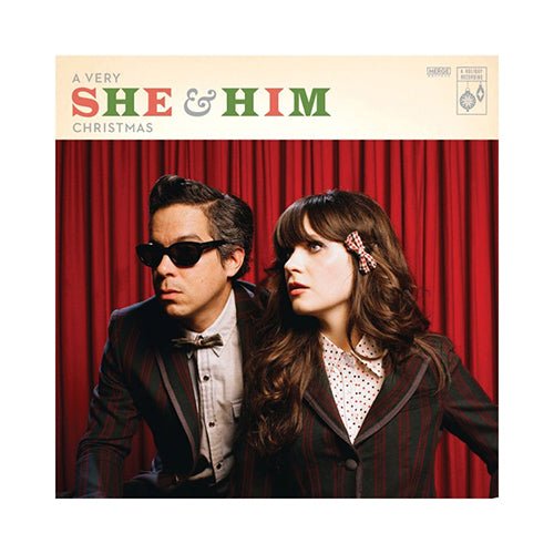 She & Him - A Very She & Him Christmas (Gold Cassette) - 673855042459 - Cassettes - Yellow Racket Records