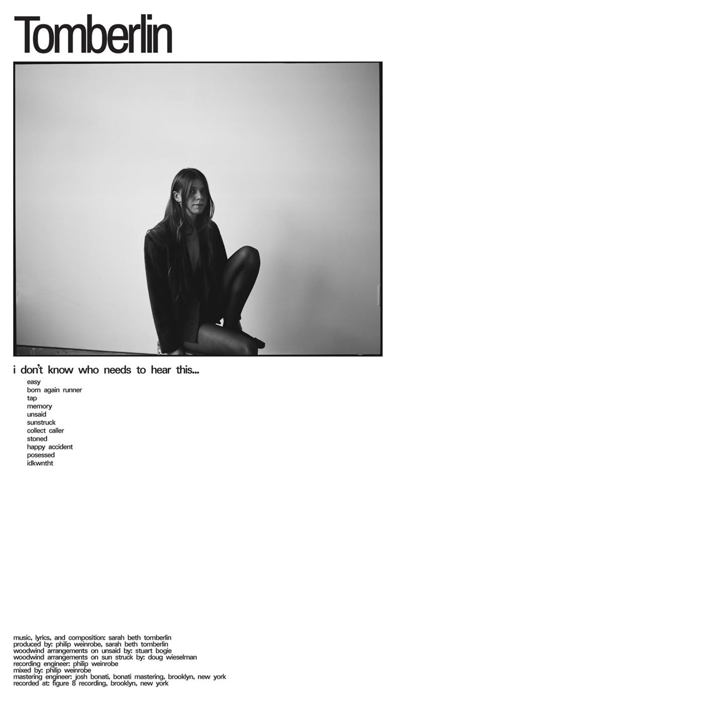 Tomberlin - i don’t know who needs to hear this... - 648401027716 - Vinyl LP's - Yellow Racket Records