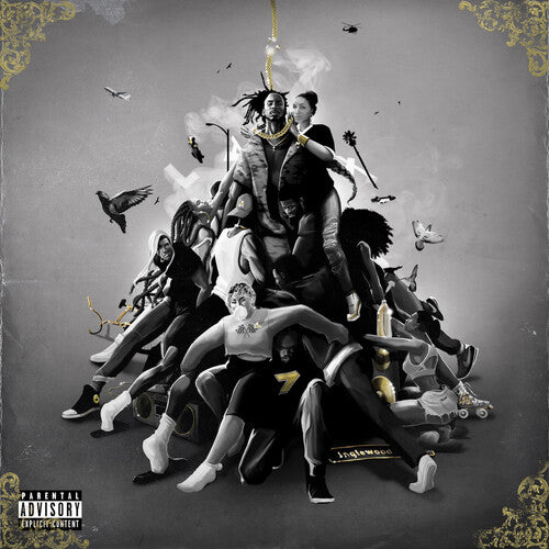 D Smoke - War & Wonders (Black & White Explosion Vinyl, Explicit Content)
