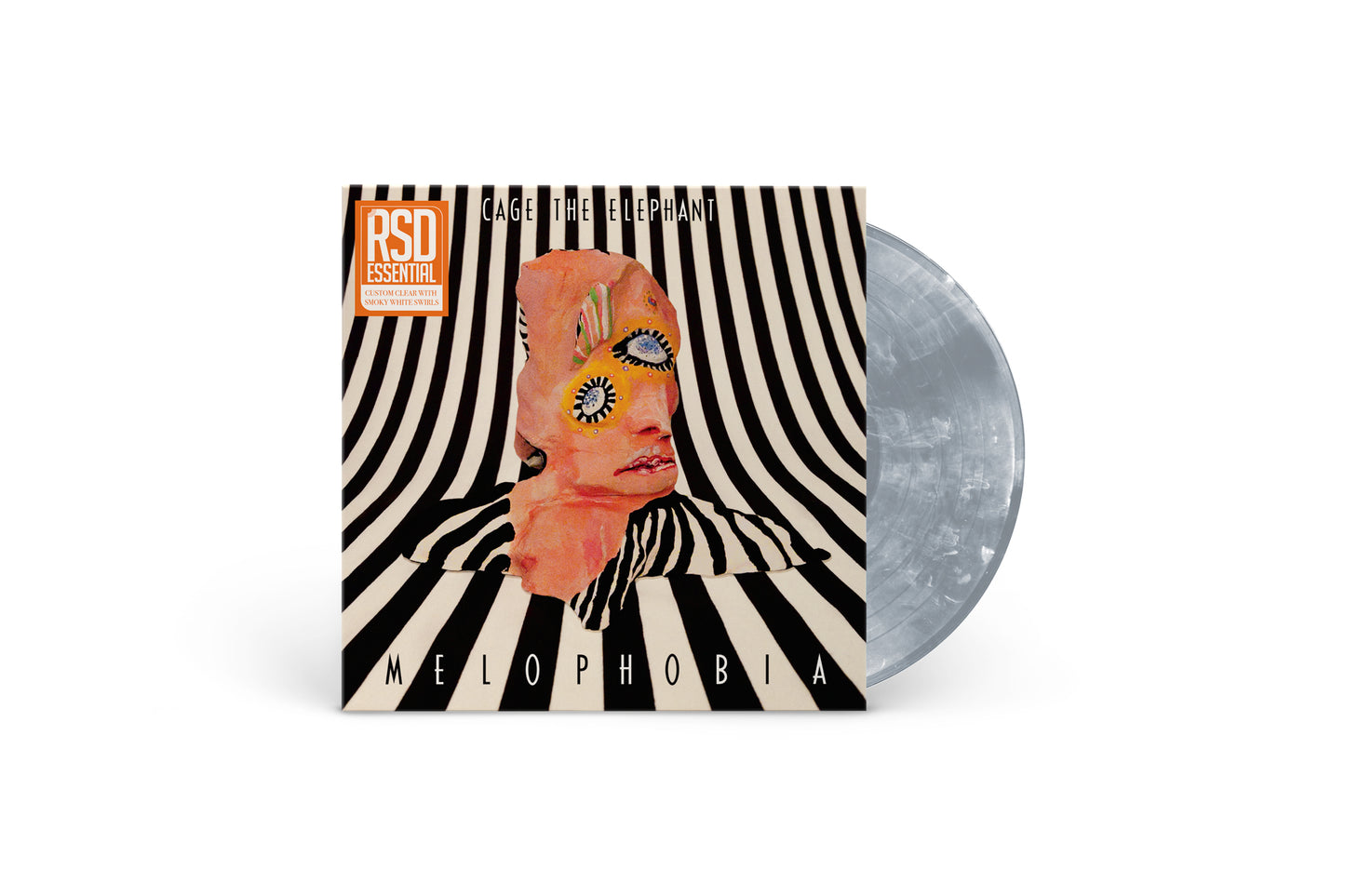 Cage the Elephant - Melophobia (RSD Essentials, Clear w/ White Smoky Swirls)