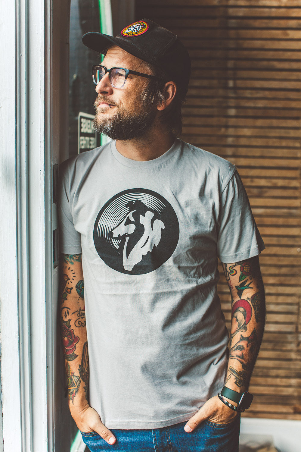 Yellow Racket Ice Gray T-Shirt