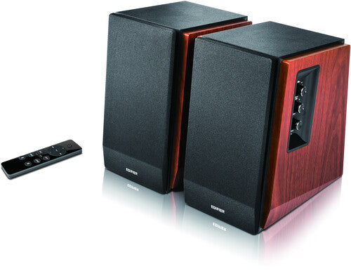 Edifier - R1700BTs Powered Bluetooth 5.0 Wireless Bookshelf Speakers (66 Watts, Brown, 2 Speakers)