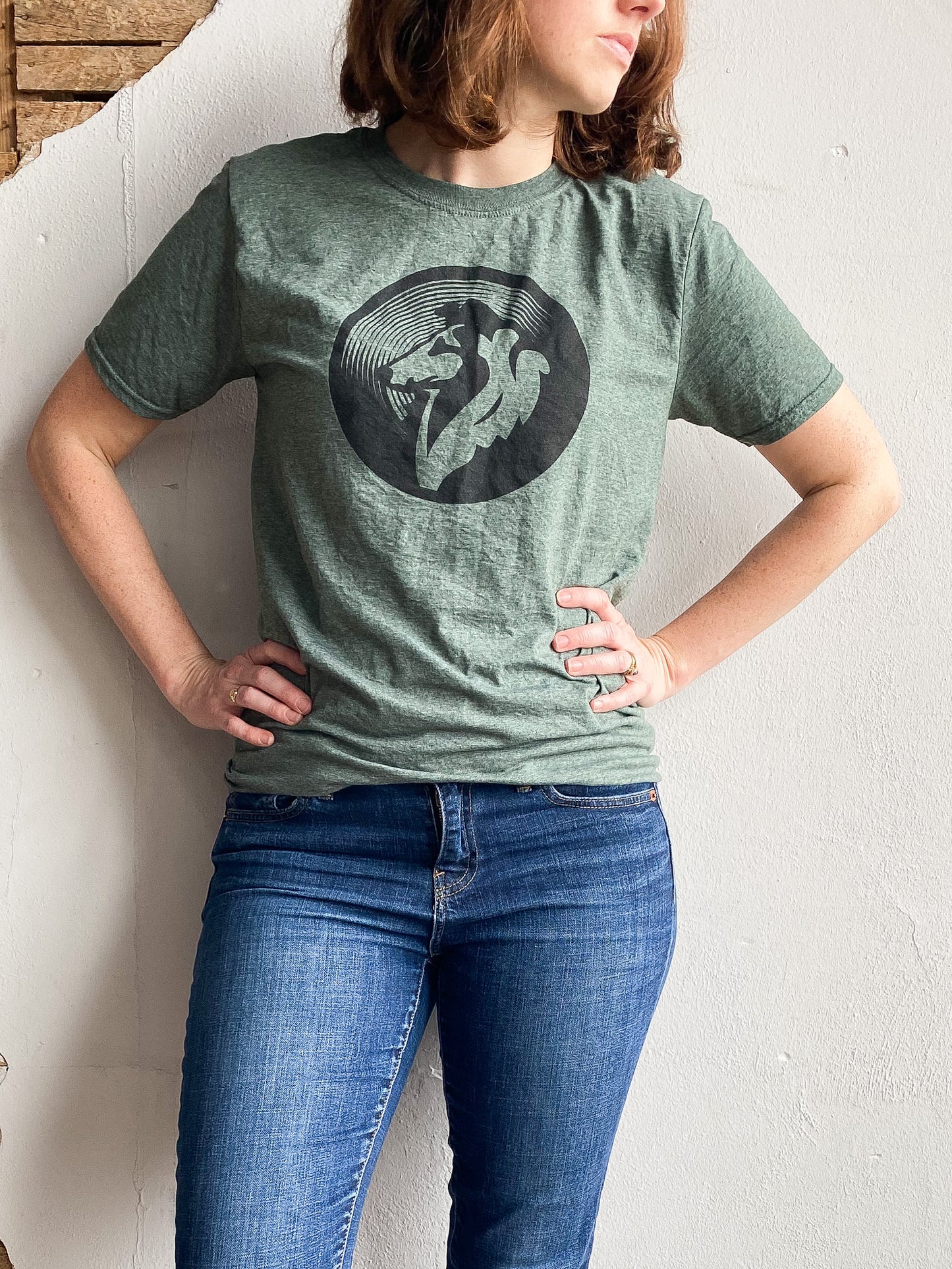 Yellow Racket Heather Green T-Shirt