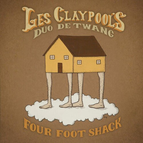 Les Claypool's Duo De Twang - Four Foot Shack (Gold Vinyl) (Festival Merch) - FM880882456115 - Vinyl LP's - Yellow Racket Records