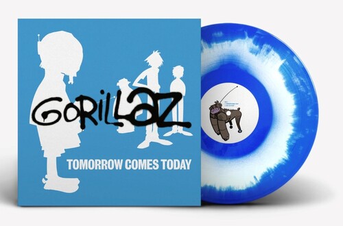Gorillaz - Tomorrow Comes Today EP (White and Blue Colour-in-Colour Vinyl)