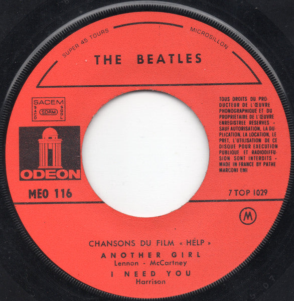 Beatles, Les - Chansons Du Film "Help" (French Pressing) (Reissue) (Pre-Loved)