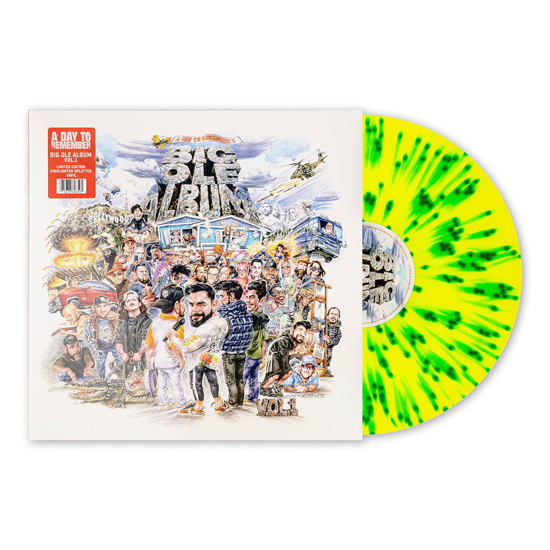 Day To Remember, A - Big Ole Album Vol. 1 (Indie Exclusive, Highlighter Splatter Vinyl)(LIMIT 1 PER CUSTOMER)