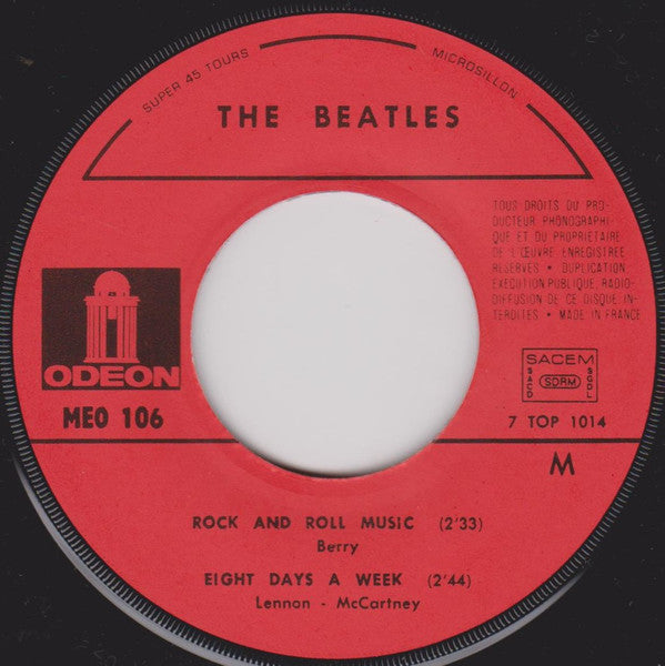 Beatles, Les - Les Beatles 1965 (French Pressing) (SACEM symbol on right side of label, EP, Repress) (Pre-Loved)