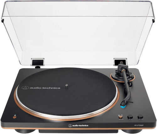 Audio Technica - AT-LP70XBT-BZ Turntable (Fully Automatic, Blue Tooth, Belt-Drive, Black/Bronze)