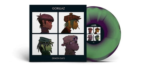 PRE-ORDER - Gorillaz - Demon Days (Limited Edition, Half-Speed Mastered, Green, Purple, Red Vinyl) (12/04)