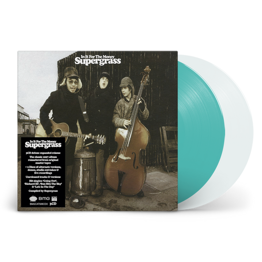 Supergrass - In It For The Money (180 Gram Vinyl, Colored Vinyl, Turquoise, With Bonus 12", White)