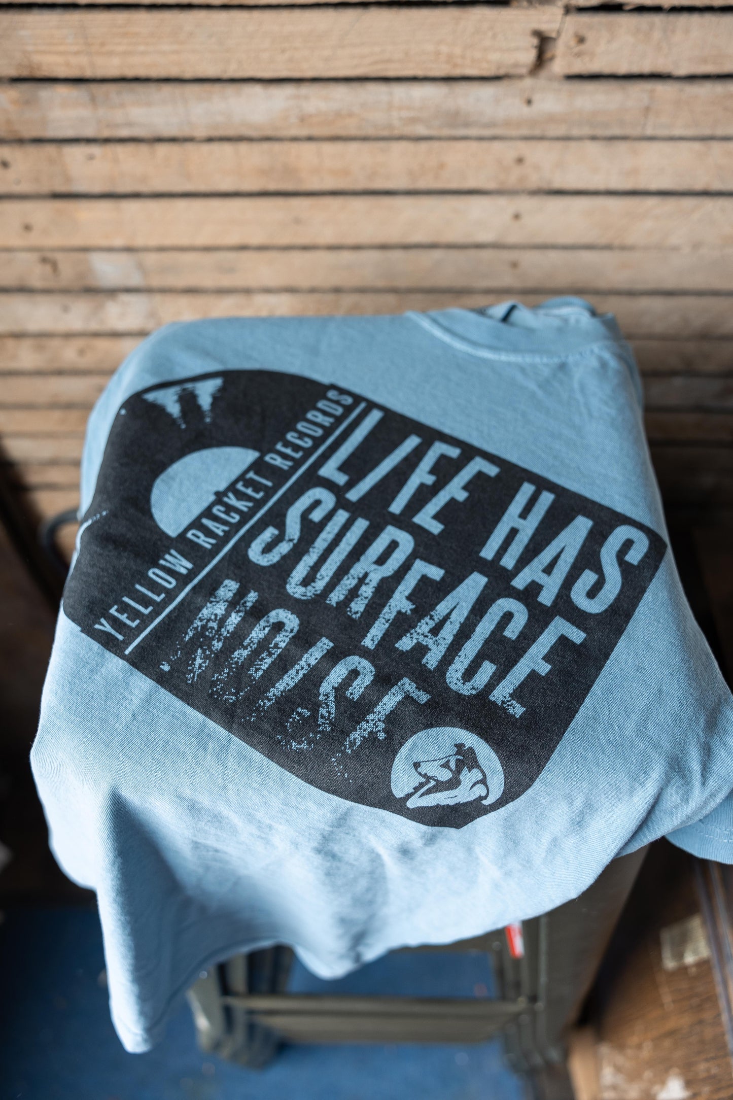 "Life Has Surface Noise" - Ice Blue Comfort Colors T-Shirt