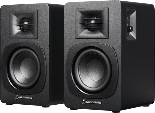 Audio-Technica - AT-SP3X Bookshelf Speakers (Powered, Wireless, Bluetooth)