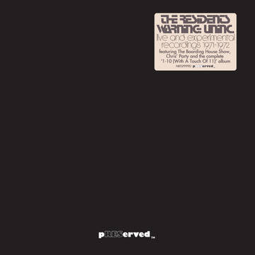 Residents, The - Warning: Uninc.: Live And Experimental Recordings (RSD 2022)