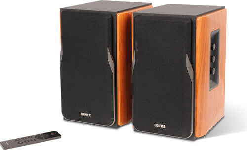 Edifier Yellow Edifier R1380DB 2.0 Bookshelf Speakers Bluetooth v5.1 42 Watts (Brown ...