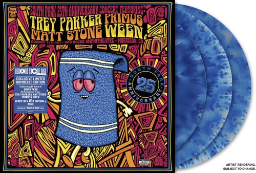 Various Artists - South Park: The 25th Anniversary Concert (OST) ("Towelie-Blue" Vinyl, 3LP) (RSD 2024)