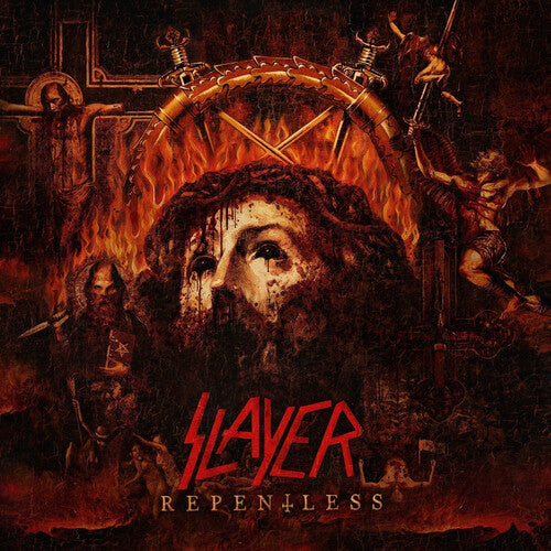 Slayer - Repentless  (Indie Exclusive, Clear Silver, Red, Splatter Vinyl)