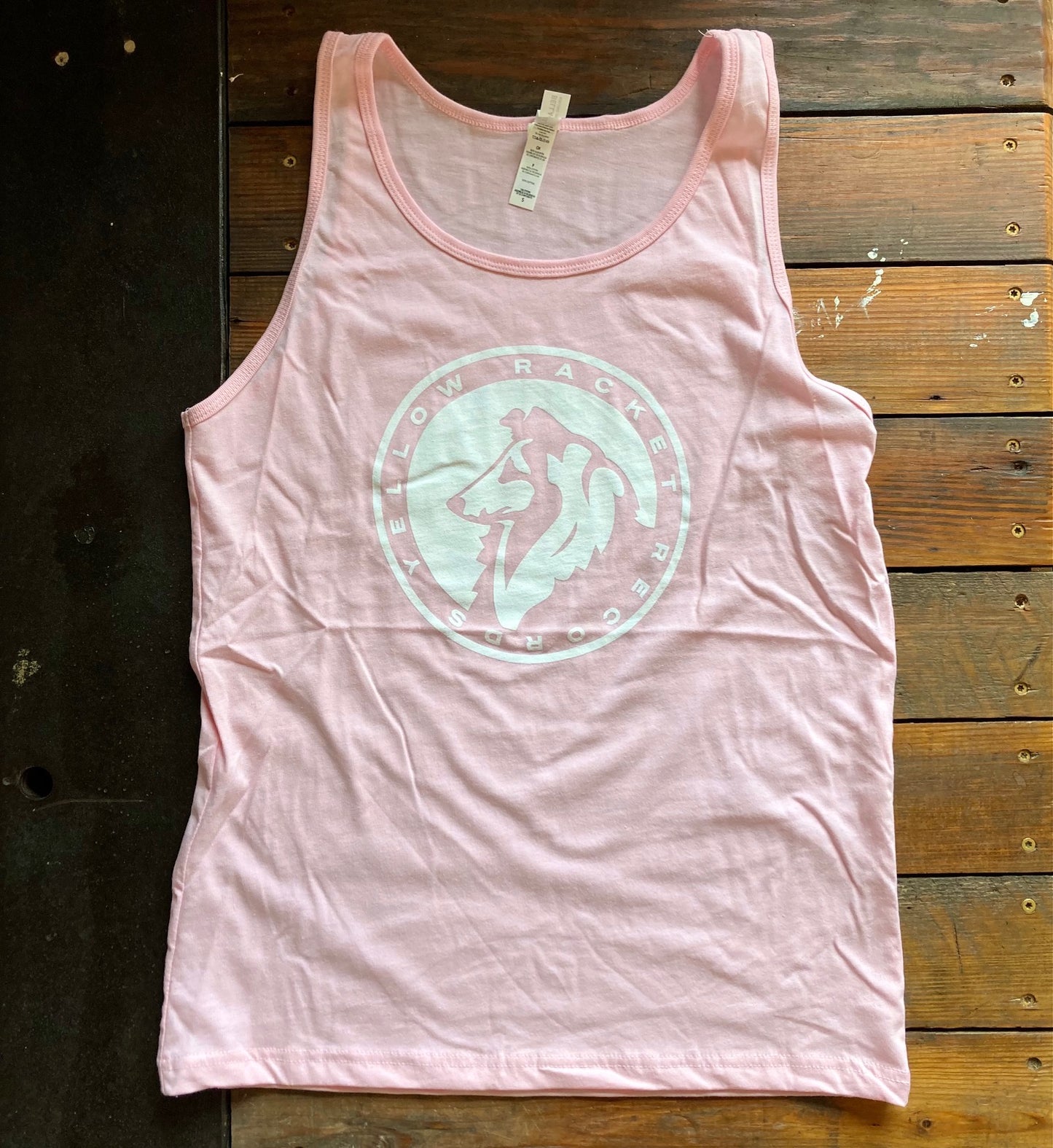 Yellow Racket Classic Tank Top (Logo w/ Text)