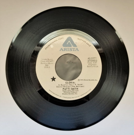 Smith, Patti - Gloria (7", Single, Stereo, Mono, Promo Copy) (Pre-Loved)