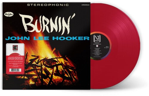 Hooker, John Lee - Burnin' (60th Anniversary) (Indie Exclusive, Limited Edition, Clear Red, 180 Gram Vinyl)