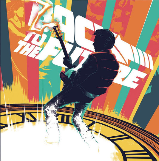 Silvestri, Alan - Back To The Future - Original Score (2 x Vinyl, Limited Edition, Reissue, Clear With Electric Blue Splatter Vinyl) (Pre-Loved)